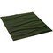 Ekena Millwork 19 5/8in. W x 19 5/8in. H Swell EnduraWall Decorative 3D Wall Panel Covers 2.67 Sq. Ft. WP20X20SSGCG - alternate 3